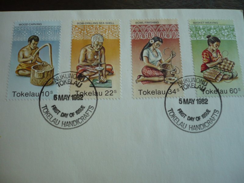 Stamps - Tokelau Islands - Scott# 81-84 - First Day Cover