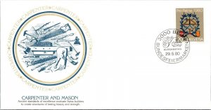 Switzerland 1980 FDC - Carpenter & Mason - Bern - J8779