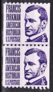 MOstamps - US Scott #1297 VF-XF Mint OG NH Coil Line Pair - Lot # DS-9434