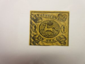 German States BRUNSWICK Scott 8 USED (2 of 2) Lot11 Cat $50