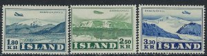 Iceland C27-29 MH 1952 set (ak5507)