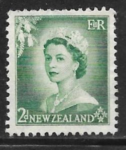 New Zealand 291: 2d Elizabeth II, unused, NG, F-VF