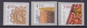 Norway 1274-75 MNH 2001 Various type of Crafts Set of 3