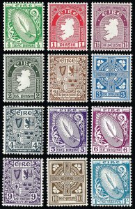 Ireland Stamps # 106-17 MH VF Scott Value $260.00
