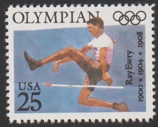 SC# 2497 - (25c) - Olympian Ray Ewry, MNH single