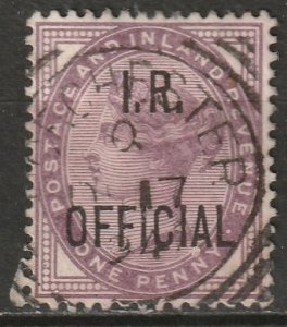 Great Britain 1885 Sc O4 official used