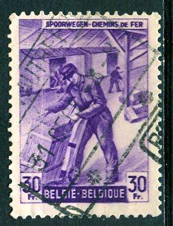 Belgium; 1945: Sc. # Q288: O/Used Single Stamp