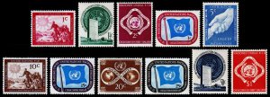 United Nations Scott 1-11 (1951) Mint NH VF Complete Set B