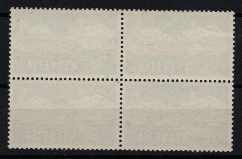 Switzerland 1953 Alpine Post Block 10c MNH Bus