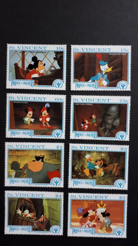 Disney - St. Vincent. 1991 ** MNH blue