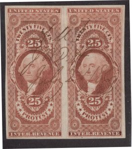 U.S. - R49a - Pair - Almost Very Fine - Used (catalog value 300.00)