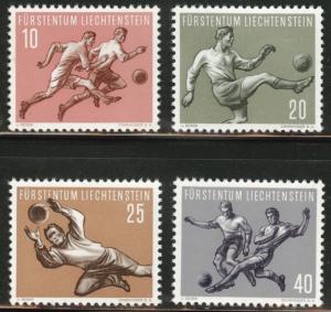 LIECHTENSTEIN Scott 277-280 MNH** 1954 sport set CV $42.50