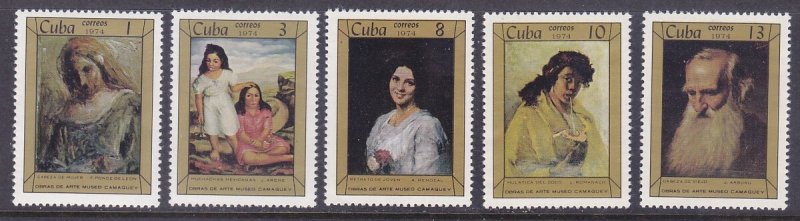 Cuba 1858-62 MNH OG 1974 Portraits in the Camaguey Museum Set VF