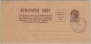 74786 - POSTAL HISTORY - AUSTRALIA - STATIONERY Newspaper Wrapper H & G # W 21 a