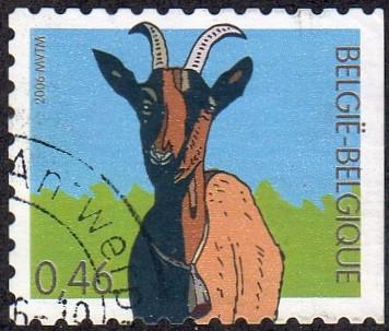 Belgium 2132f - Used - 46c Goat (2006) (cv $0.90)