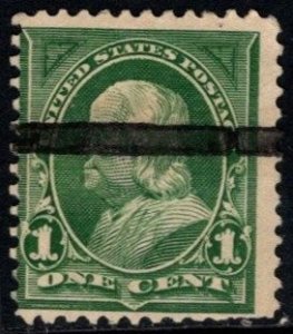 1898 US Scott #- 279 1 Cent Benjamin Franklin Silent Precancel Used