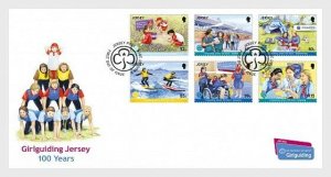 H01 Jersey 2019 Jersey Girlguiding 100 Years FDC