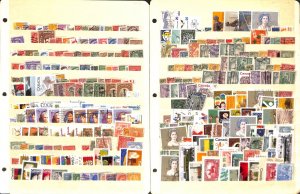 Canada Stamp Collection on 10 Stock Pages, Nice Lot Unchecked (SD)
