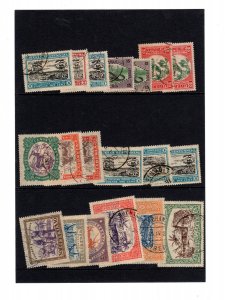 Liberia stamps early issues 19 stamps collection used