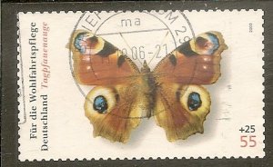 Germany Scott B965   Butterfly   Used