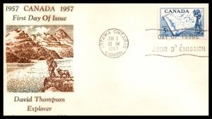 Canada 370 David Thompson H & E Pencil FDC