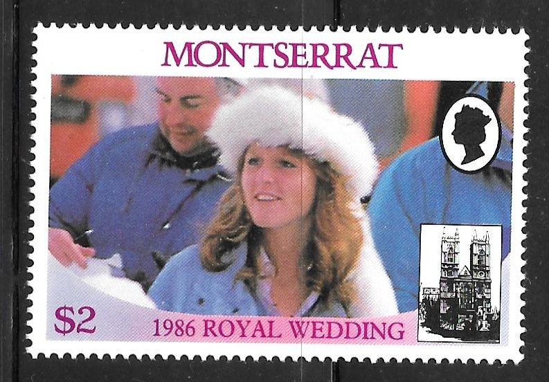 Montserrat 616b: $2 Sarah Ferguson, MH, VF