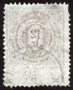 1883, Austria 12Kr, Revenue stamp, Used