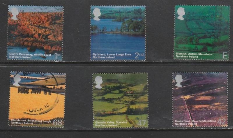 GREAT BRITAIN 2004 Northern Ireland Set of 6 SG 2439-44 SC 2193-98 MI 2195-200