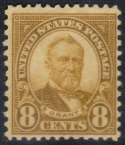U.S. Scott #640 Grant 8-Cent Stamp - Mint Single