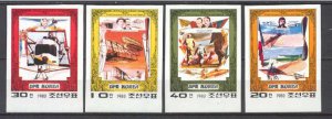 Korea N 1944-47 MNH imperf.Aviation