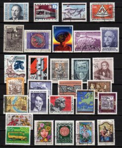 Lot Collection Austria Stamps 1978 Used Some better