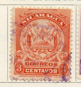 Nicaragua 1909 Early Issue Fine Used 2c. 122066