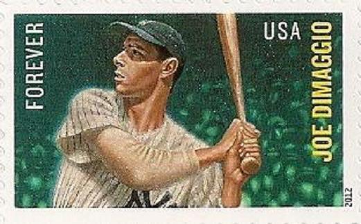 US 4697 Major League Baseball Joe Dimaggio forever single (1 stamp) MNH 2012