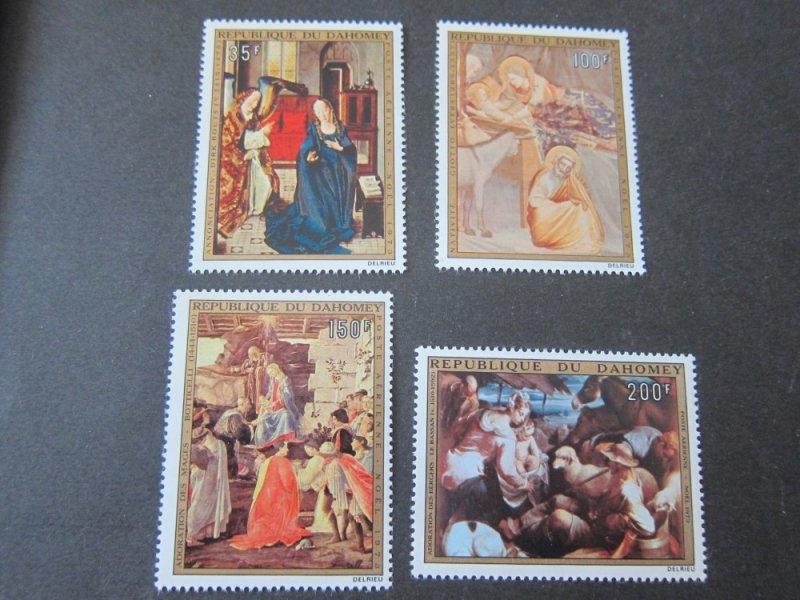 Dahomey 1977 Sc C195-8 Christmas Religion set MNH