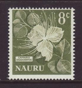 1966 Nauru 8c Capparis Mint