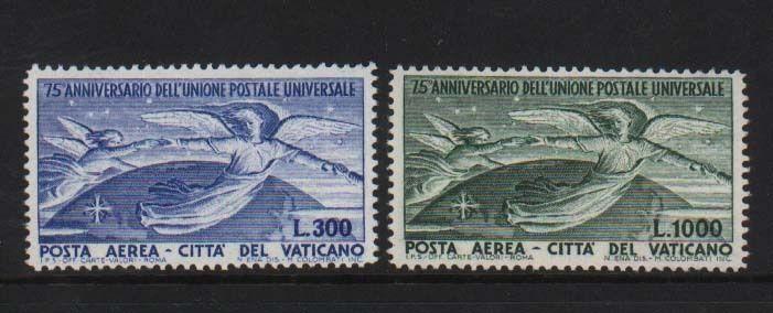 Vatican City #C18 - #C19 VF/NH  **With Certificate**