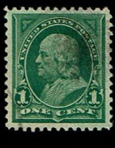 Scott #279 XF/Sup-used.