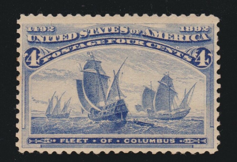 US 233 4c Columbian Exposition Mint F-VF OG H SCV $50