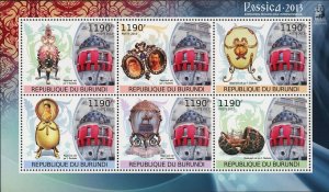 International Philatelic Exposition Stamp Russia 2013 Souvenir Sheet of 6 Mint N