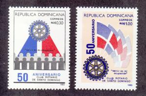 Dominican Republic Scott 1138-1139 MNH