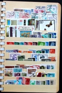 Wordwide Old Stamp Collection Lot of 1050 MNH MH & Used Vintage Stock Book Album