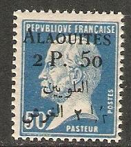 1925 Alaouites Scott 20 surcharge on French stamp MNH