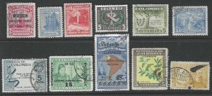 Colombia 545, 546, 570, 572, 576, 596, 610, 618, 620, 622 Used SC:$2.50