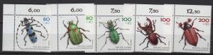 Germany 1993 - Scott B745.. B749 (5) MNH- Beetles