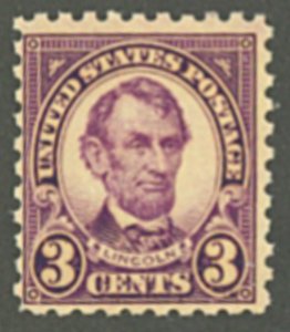 U.S. #584 MINT OG NH