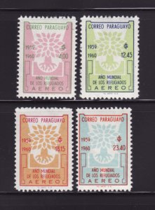 Paraguay C265-C268 Set MNH World Refugee Year (A)