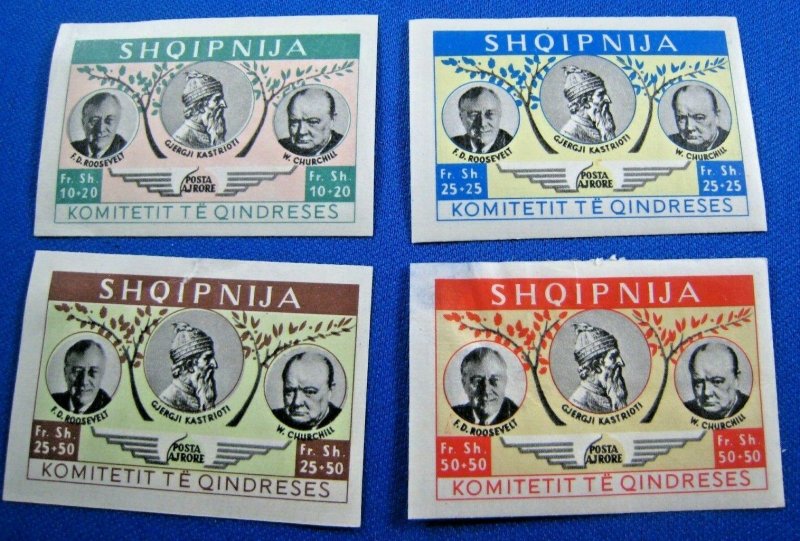 ALBANIA 1950  -  SCOTT # N/A    MH    GOV. IN EXILE JOOINT W/RUSSIA