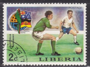 Liberia 676 World Cup Soccer 1974