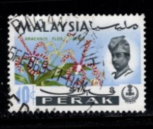 Malaysia - Perak  #143 Orchid  Type  - Used