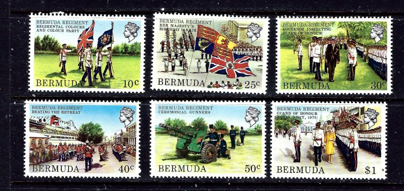 Bermuda 423-28 MNH 1982 Bermuda Regiment